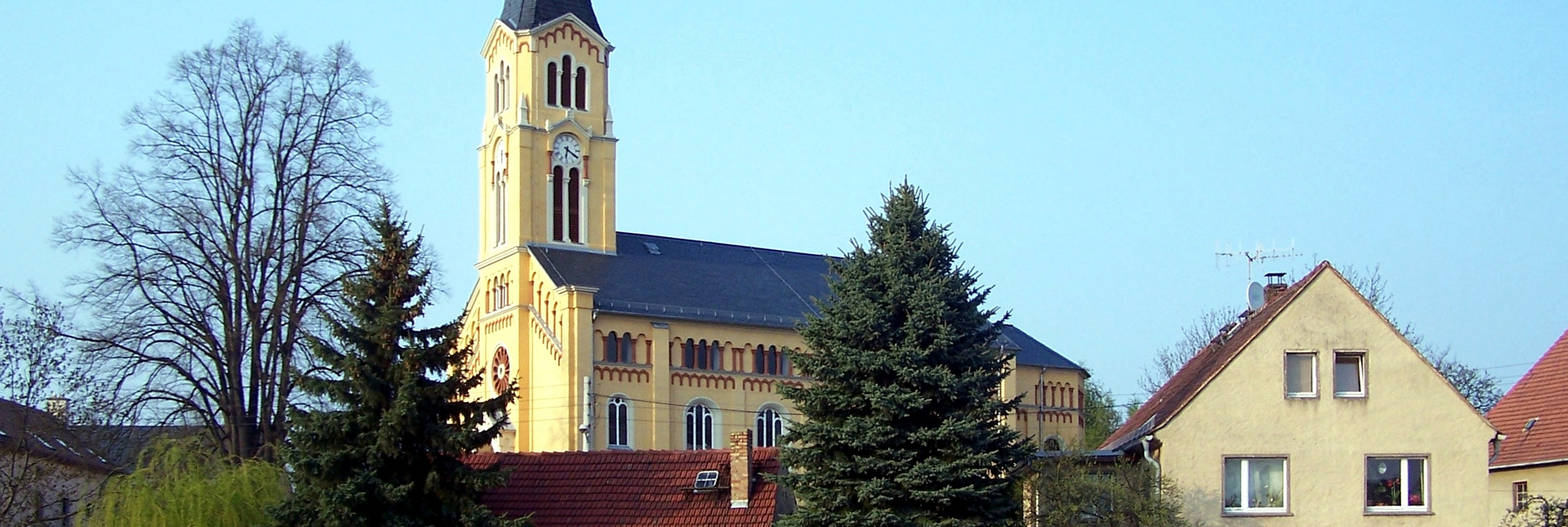 Zimní den in der Kirche zu Bärnsdorf