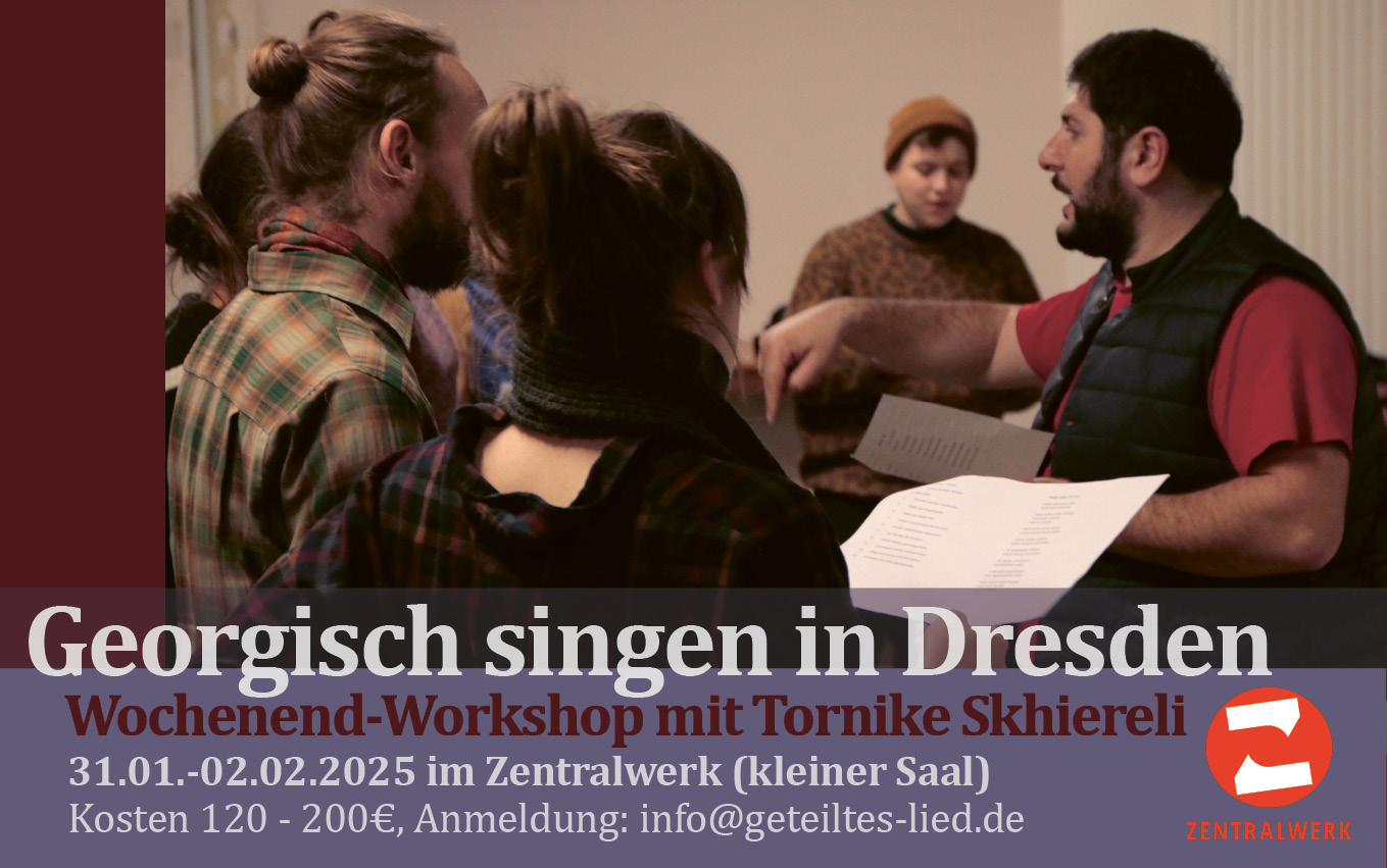 Georgisch singen in Dresden – Wochenend-Workshop mit Tornike Skhiereli