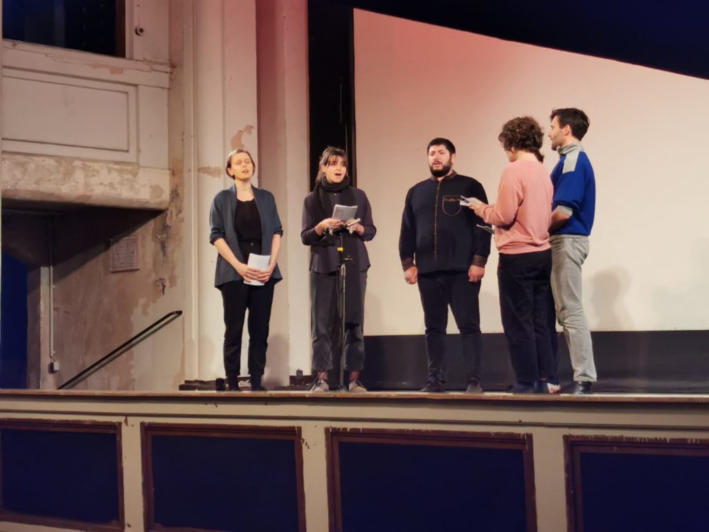 Konzert "Verbunden im Lied" Tornike Skhiereli mit dem Trio Samni Tr17.03.2024 im Zentralwerk, Foto: Maria Franken