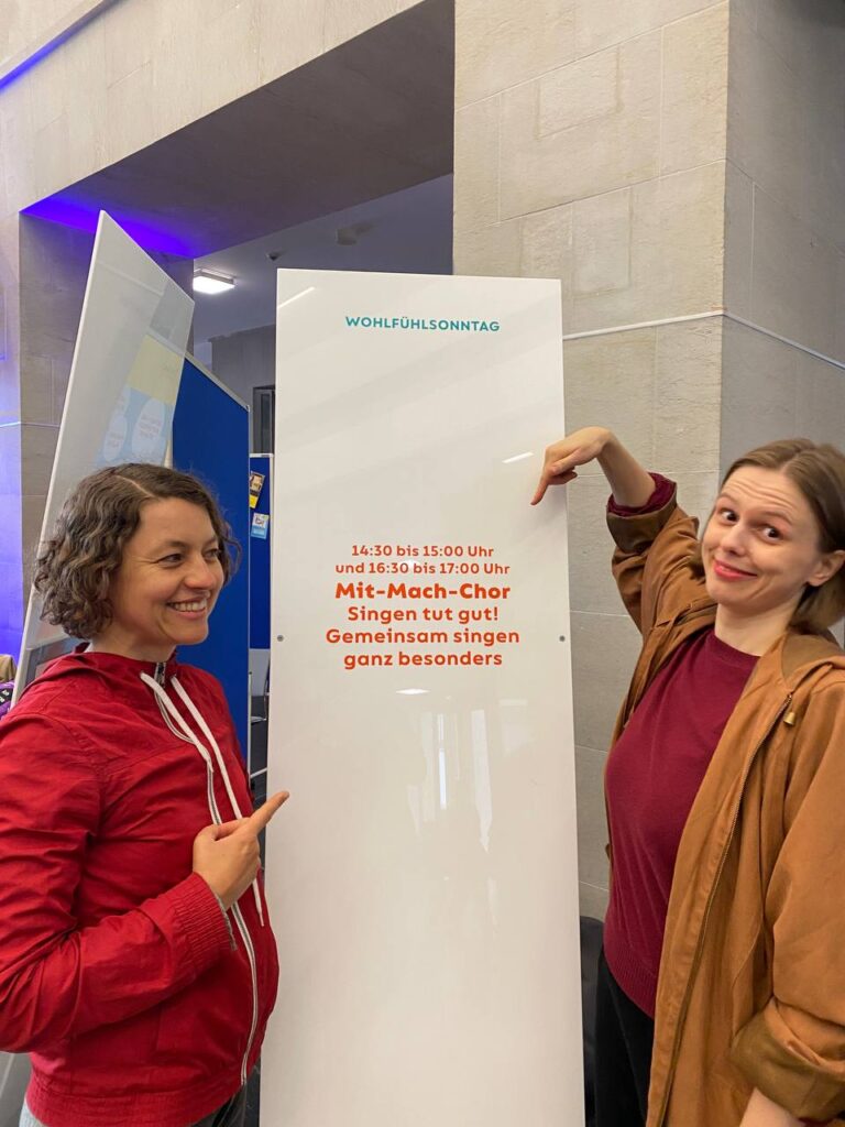 Singen für alle Wohlfühlsonntag im Deutschen Hygienemuseum Dresden mit Marieluise Herrmann und Jakoba Schönbrodt-Rühl September 2026